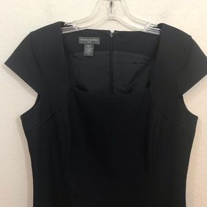 Banana Republic Sz 10 Black Shift Dress Career